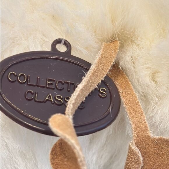 VINTAGE GUND COLLECTOR'S CLASSIC PUPPY DOG PLUSH 1986 WHITE YELLOW 14" CUTE RARE - Picture 8 of 10